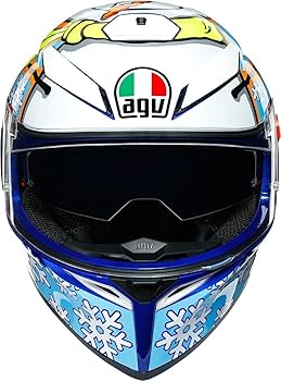 セキュリティ・セーフティ AGV K-3 SV ROSSI WINTER TEST 2016 AGV K3 SV - Winter Test 2016 - Valentino Rossi - Rozmiar MS - Kask